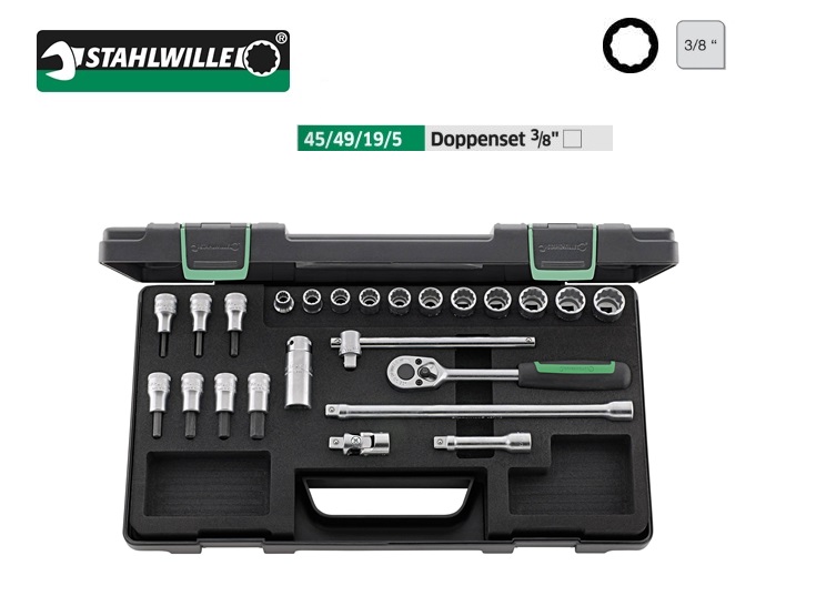 Stahlwille Dopsleutelset 24 delig 10mm | dkmtools