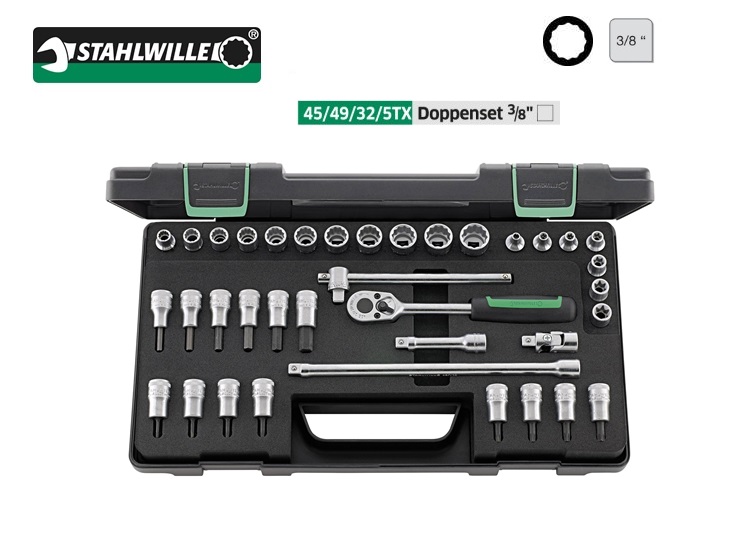 Stahlwille Dopsleutelset 37 delig 10mm | dkmtools