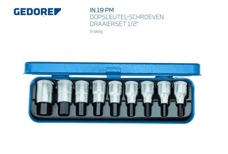 Gedore IN 19 PM Dopsleutelset | dkmtools