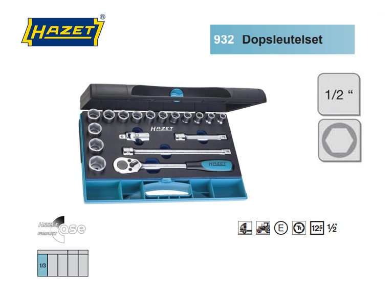 Hazet 932-18 Dopsleutelset | dkmtools