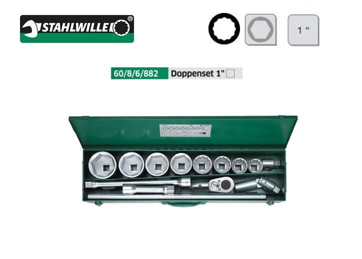Stahlwille Dopsleutelset 14 delig 25,0 mm | DKMTools - DKM Tools