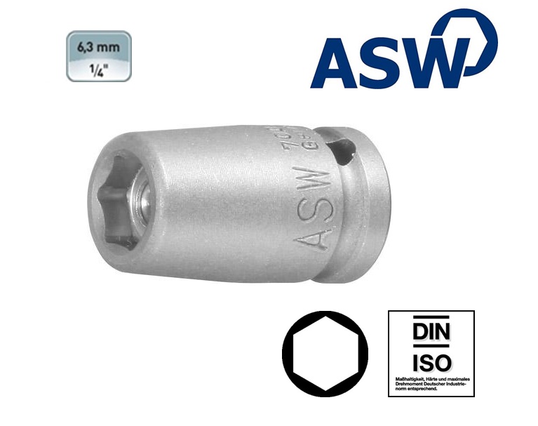 ASW Krachtdop 6,3 magneet | dkmtools