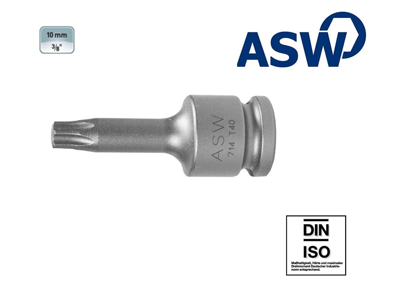 ASW kracht-dopsleutel 10.0 mm Torx | dkmtools