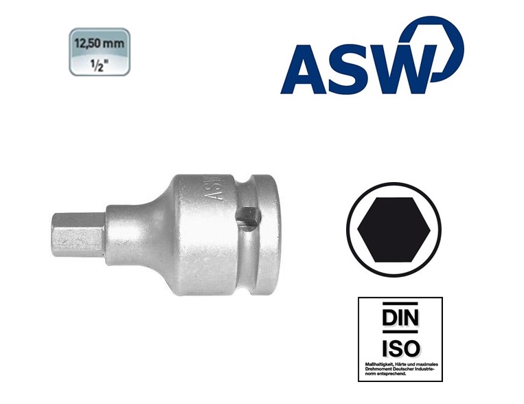 ASW kracht-dopsleutel 12,5 mm | DKMTools - DKM Tools
