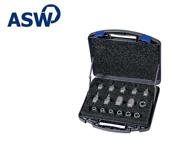 ASW Kracht-dopsleutelset 1/2 16 delig | dkmtools