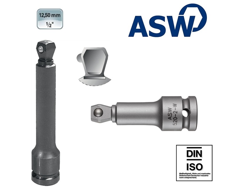 ASW Cardan-verlengstuk 12,5 mm | dkmtools