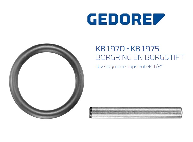 Gedore Rubberring-Borgpen 12.5 mm | DKMTools - DKM Tools