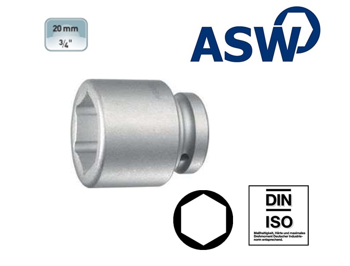 ASW Krachtdopsleutel 19.0mm | dkmtools