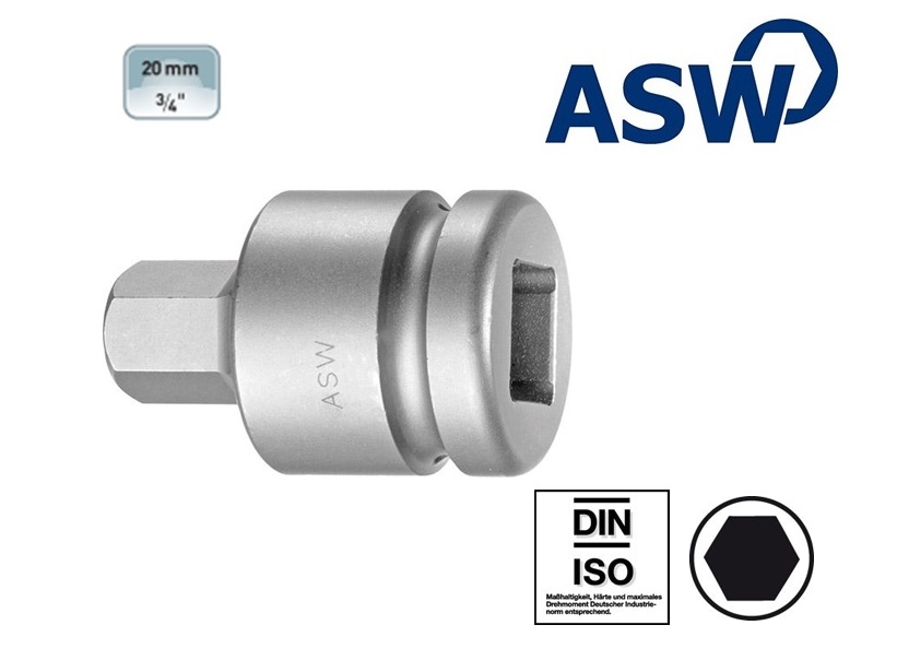 ASW kracht-dopsleutel 19.0 mm | dkmtools