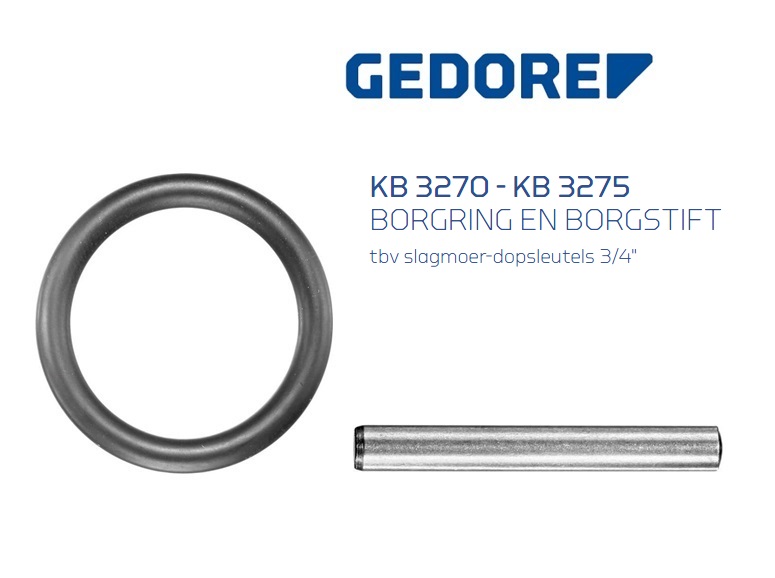 Gedore Rubberring-Borgpen 19.0 mm | DKMTools - DKM Tools