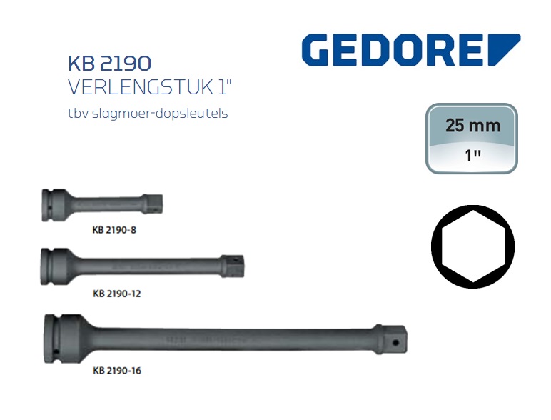 Gedore KB 2190 Verlengstuk | dkmtools