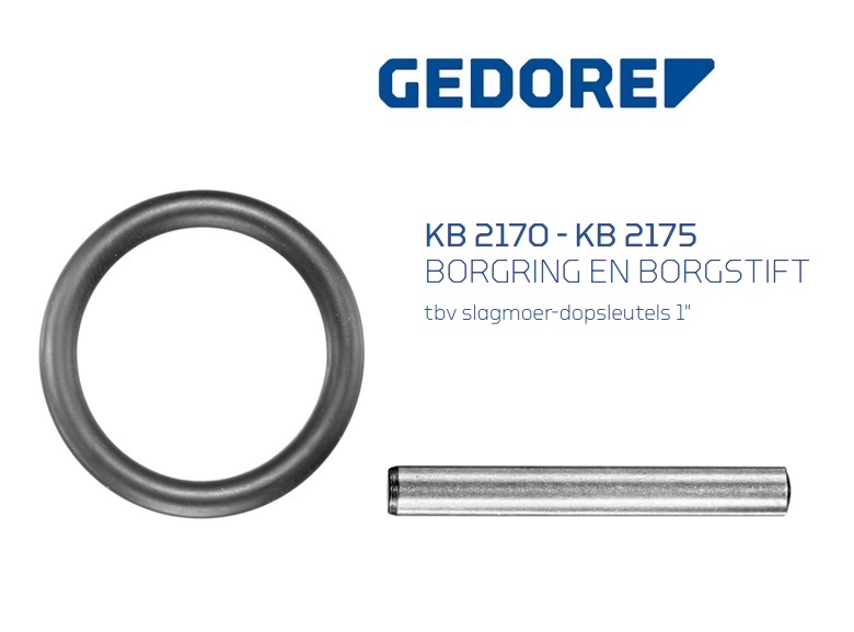 Gedore Rubberring-Borgpen 25 mm | DKMTools - DKM Tools