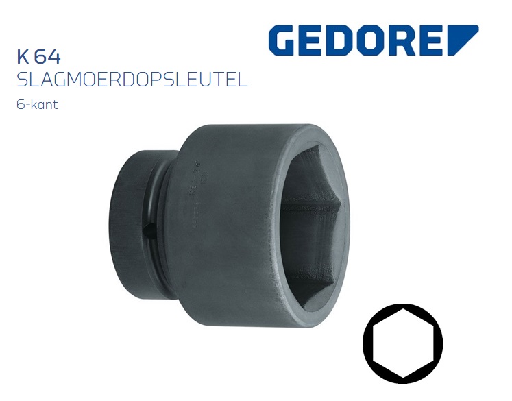 Gedore K 64 Slagmoerdopsleutel | dkmtools