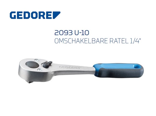 Gedore 2093 U 10 Omschakelbare ratel | DKMTools - DKM Tools