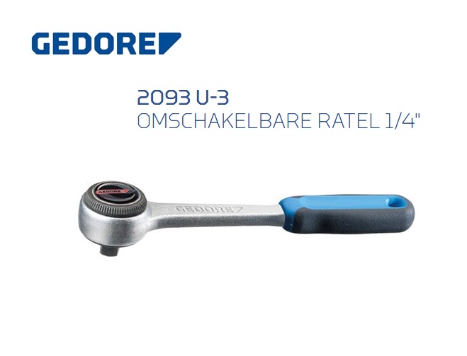Gedore 2093 U-3 Omschakelbare ratel | DKMTools - DKM Tools