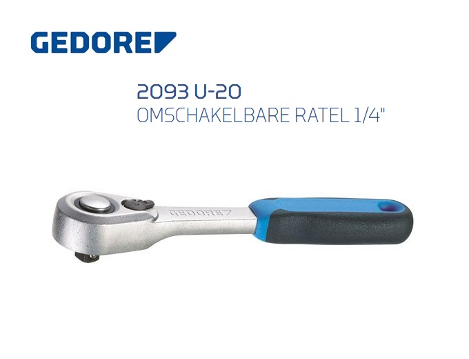 Gedore 2093 U 20 Omschakelbare ratel | DKMTools - DKM Tools