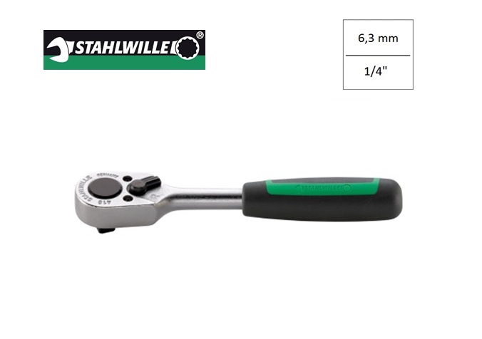 Stahlwille 415 Omschakelbare ratel 6.3mm | dkmtools