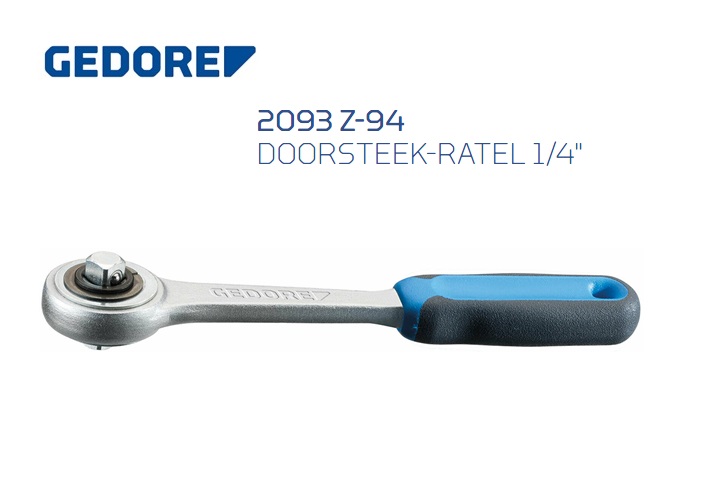 Gedore 2093 Z-94 Doorsteekratel 6.3mm | DKMTools - DKM Tools