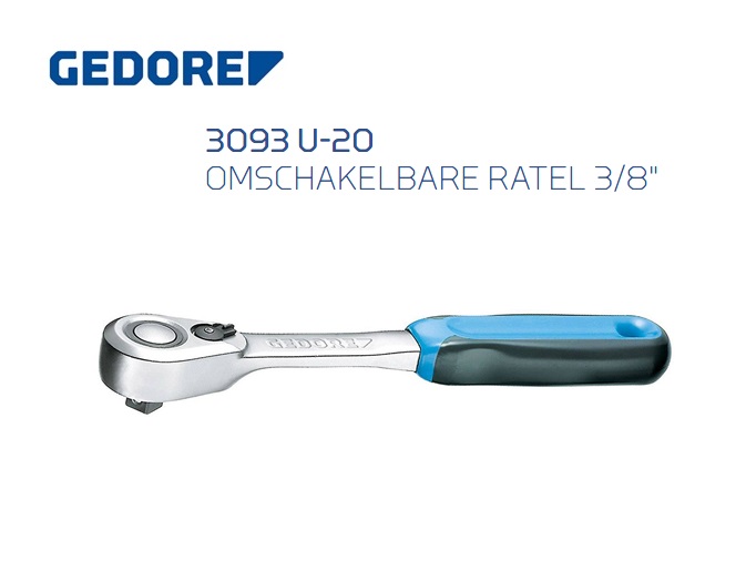 Gedore 3093 U 20 Omschakelbare ratel | DKMTools - DKM Tools