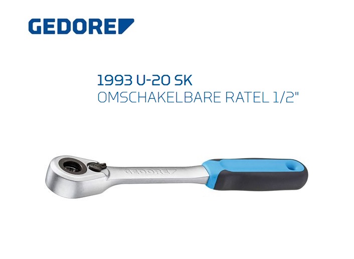 Gedore 1993 U-20 SK Omschakelbare ratel | DKMTools - DKM Tools