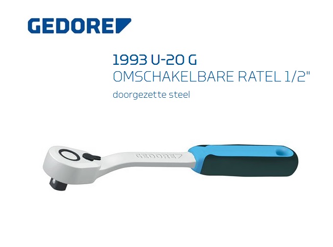 Gedore 1993 U-20 G Omschakelbare ratel | DKMTools - DKM Tools