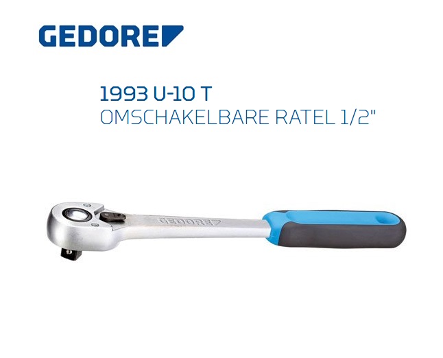 Gedore 1993 U 10 T Omschakelbare ratel | DKMTools - DKM Tools