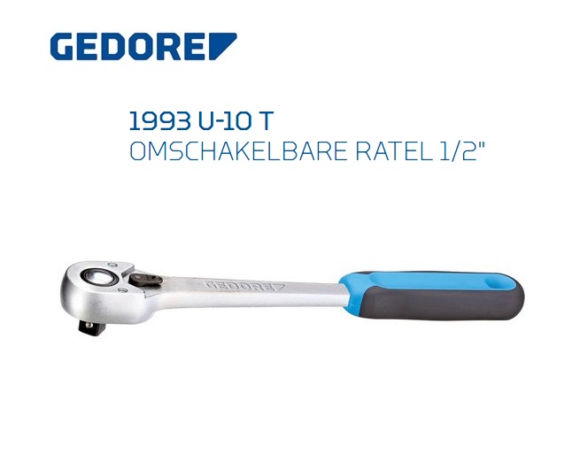 Gedore 1993 U 10 T Omschakelbare ratel | dkmtools