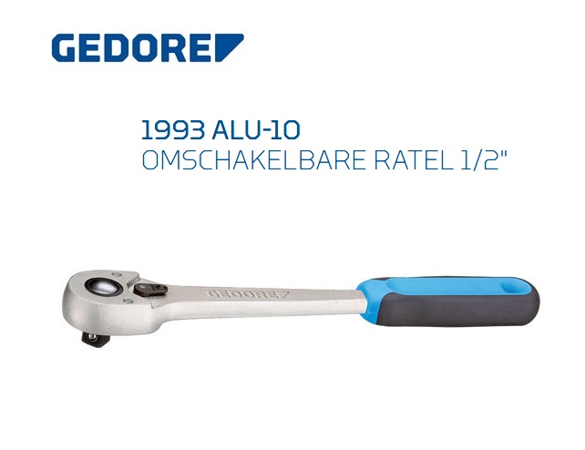 Gedore 1993 ALU-10 Omschakelbare ratel | DKMTools - DKM Tools