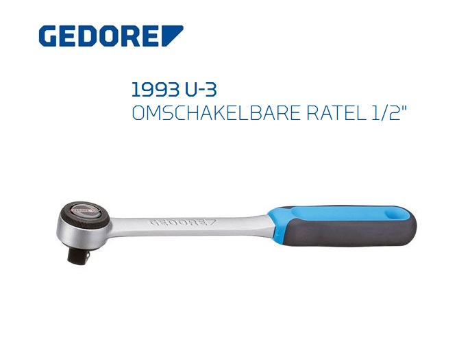 Gedore 1993 U 3 Omschakelbare ratel | DKMTools - DKM Tools