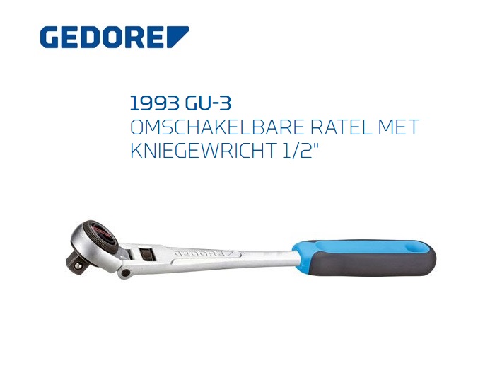 Gedore 1993 GU 3 Omschakelbare ratel kniegewricht | dkmtools