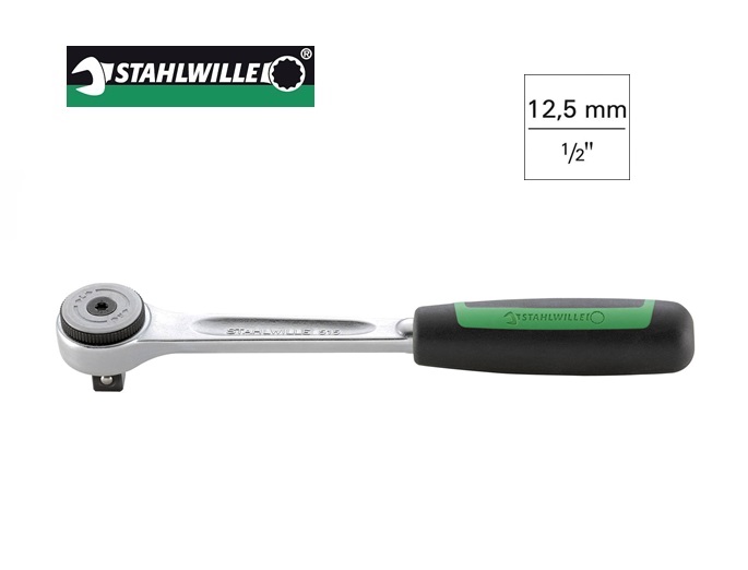 Stahlwille 515 Omschakelbare ratel 12.50 mm | DKMTools - DKM Tools