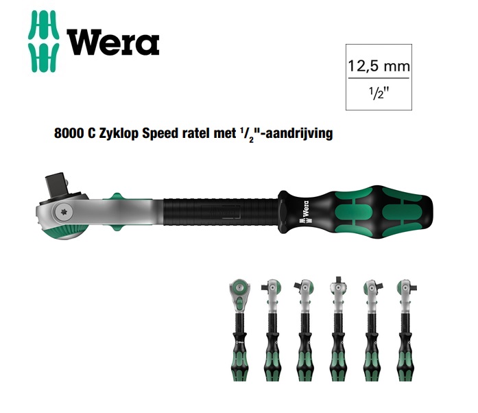 Wera 8000 C Zyklop Speed ratel | DKMTools - DKM Tools
