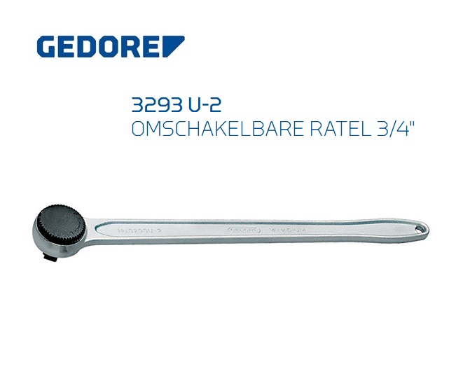 Gedore 3293 U-2 Omschakelbare ratel 20.0mm | dkmtools