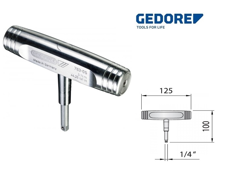 Gedore 763.Momentsleutel DREMOMETER T FS | dkmtools