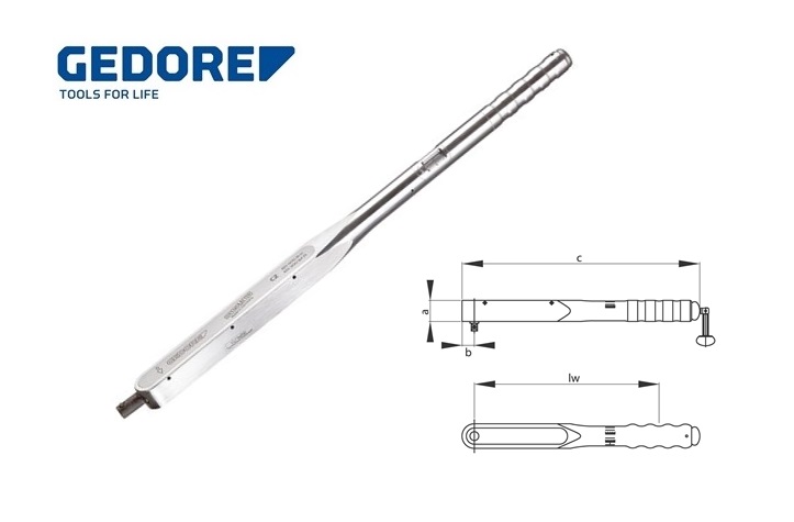 Gedore 8462.Momentsleutel DREMOMETER CZ 80 400Nm | dkmtools