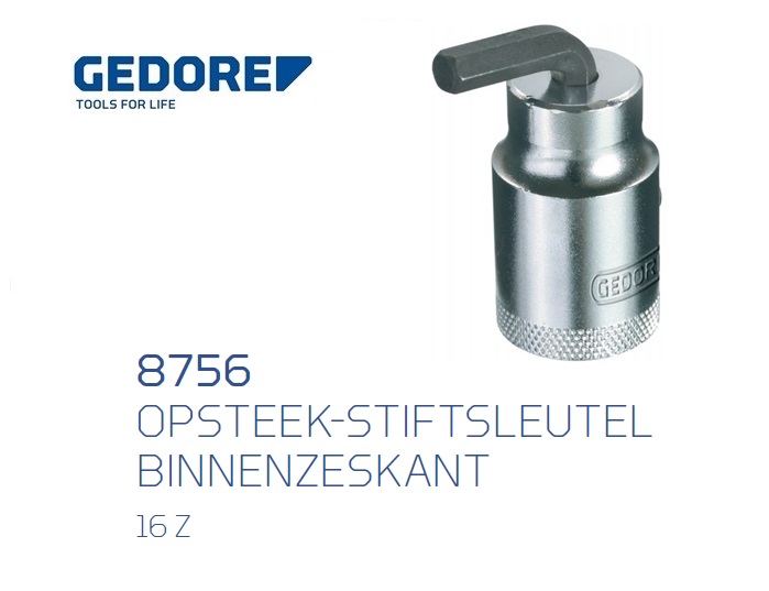 Gedore 8756.Opsteek stiftsleutel 16 Z | dkmtools