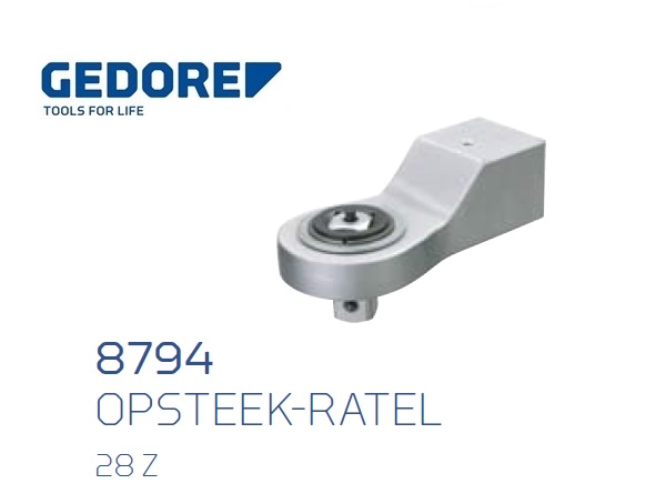 Gedore 8794.Opsteek ratel 28 Z | dkmtools