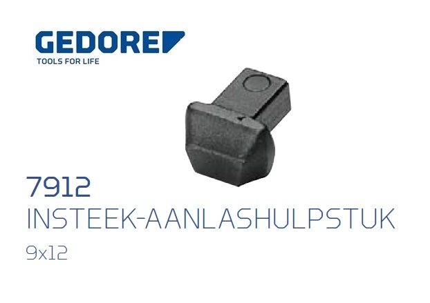 Gedore 7912.Insteek aanlashulpstuk SE 9x12 | dkmtools