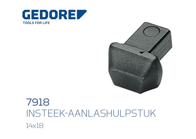 Gedore 7918.Insteek aanlashulpstuk SE 14x18 | dkmtools