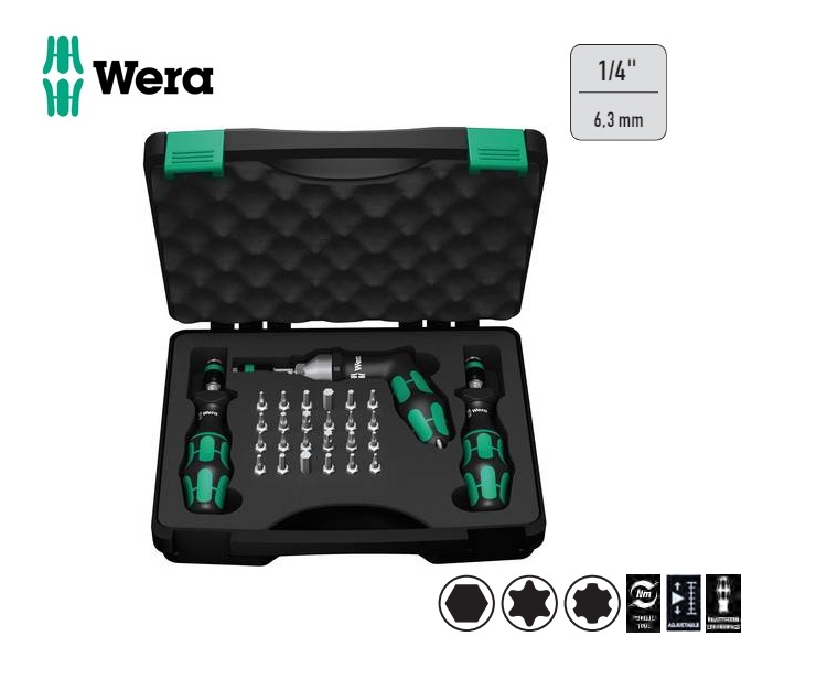 Wera 7440-41-42 Momentschroevendraaiers set | dkmtools