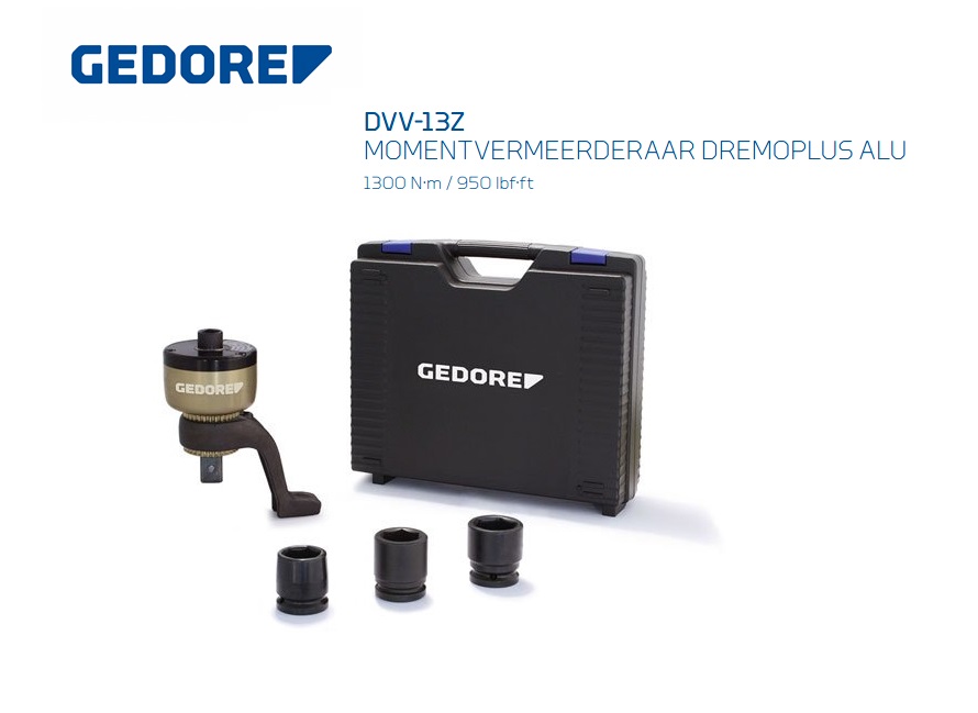 Gedore DVV-13ZG momentvermeerderaar set | dkmtools