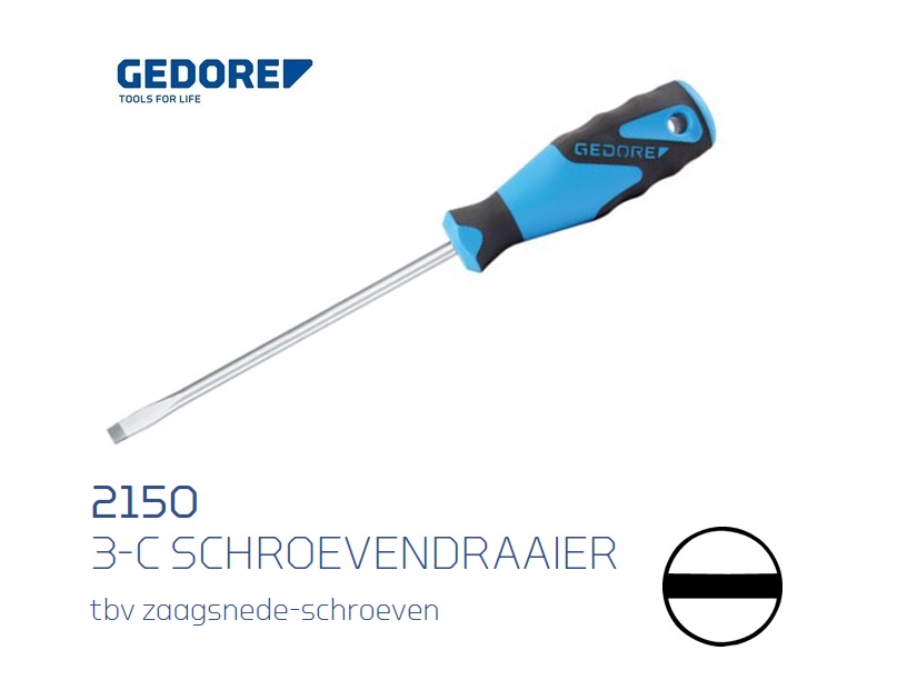 Gedore 2150.Sleufschroevendraaier | dkmtools