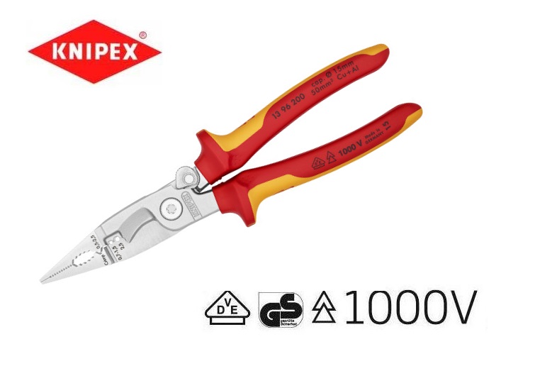 Knipex VDE Elektro installatietangen 13 86 | dkmtools