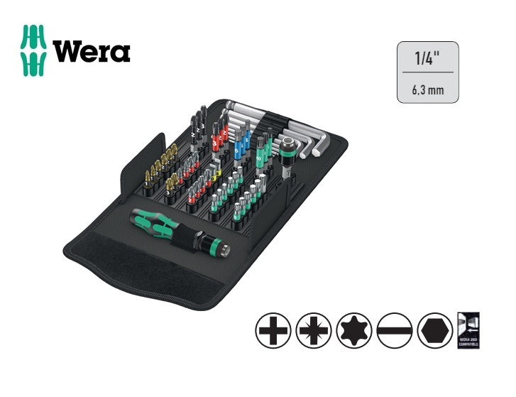 Wera KK 100 Kraftform Kompakt 52-delig | DKMTools - DKM Tools
