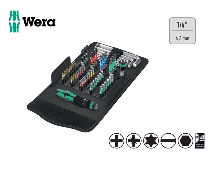 Wera KK 100 Kraftform Kompakt 52-delig | dkmtools