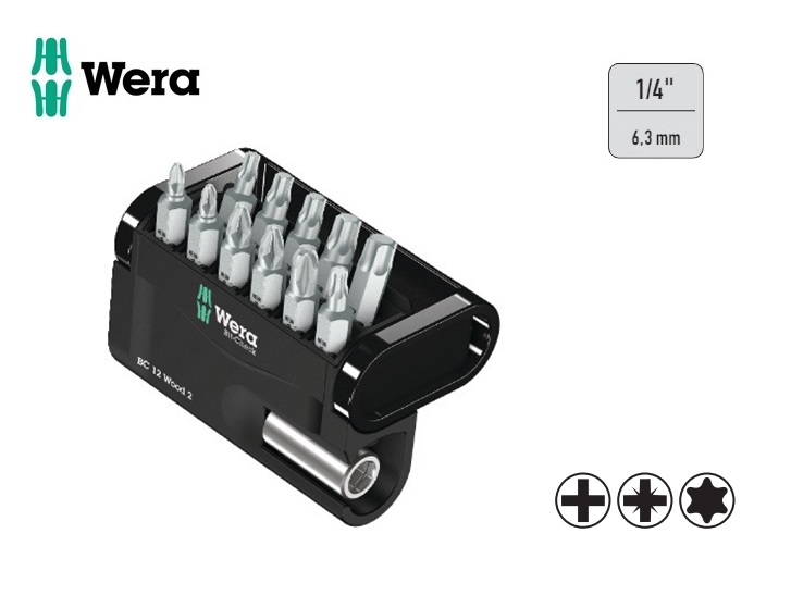 Wera Bit-Check 12 Wood 2 | DKMTools - DKM Tools