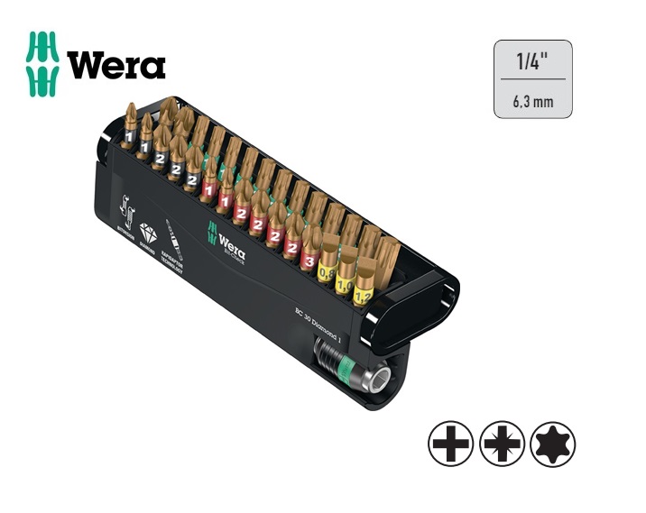 Wera Bit-Check 30 Diamond 1 Bitset | dkmtools