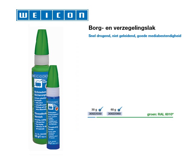 Borg- en verzegelingslak RAL 6010 | dkmtools