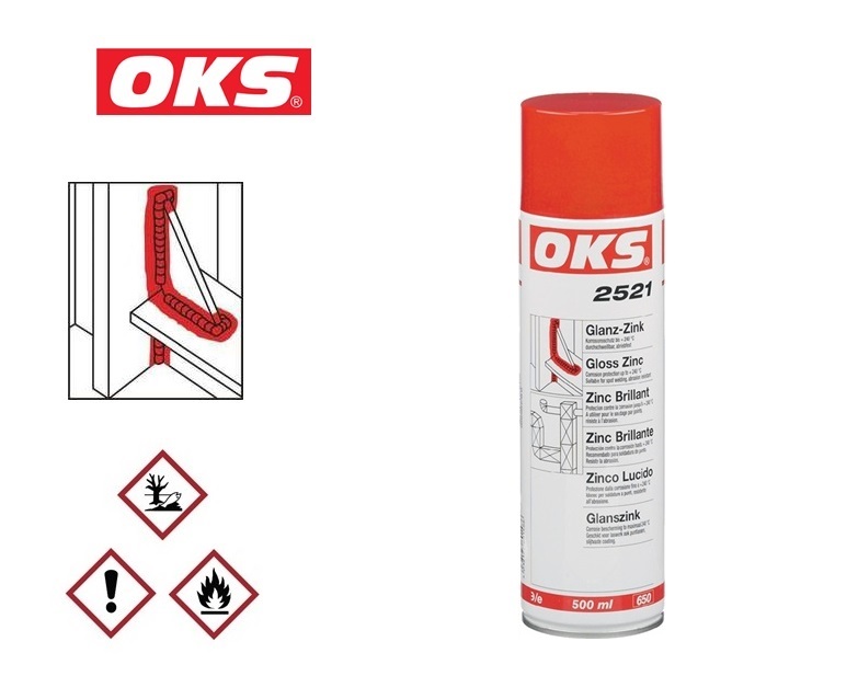 OKS 2521 Glanz-Zinkspray | dkmtools