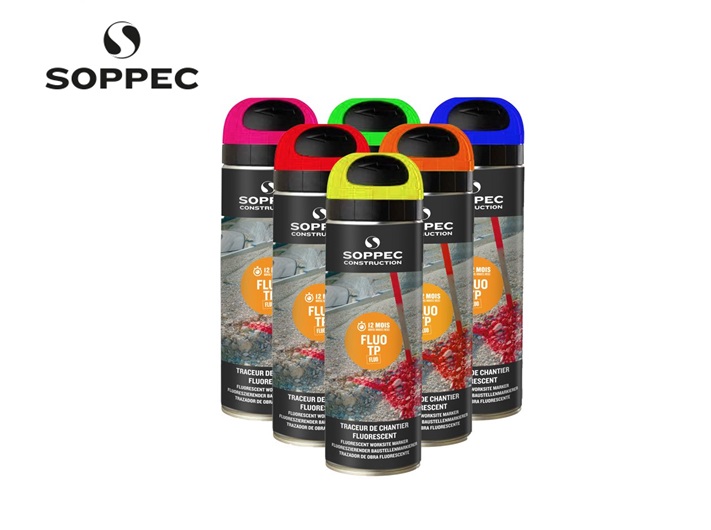 Bouwplaatsmarkeerspray Fluo TP | dkmtools